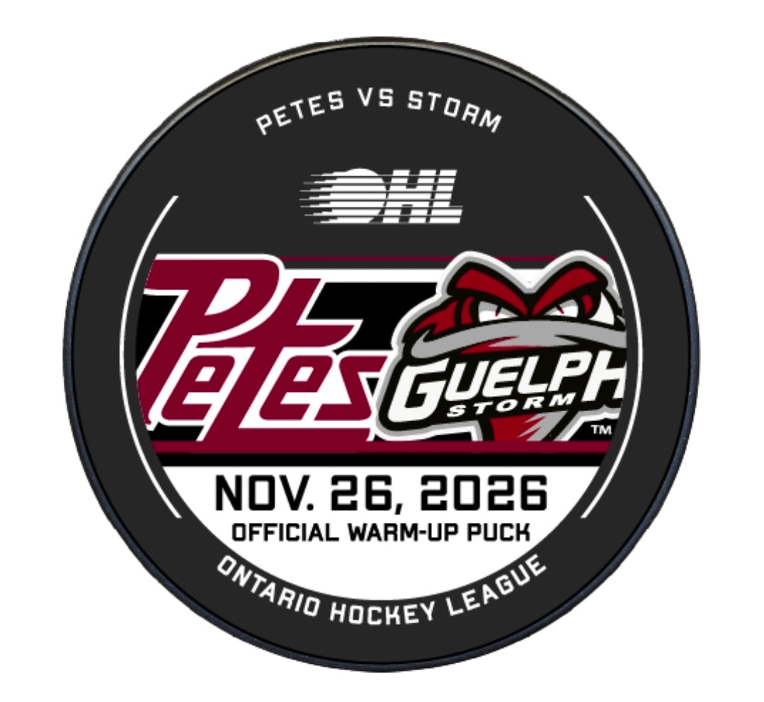 2026-27 Petes warm-up pucks