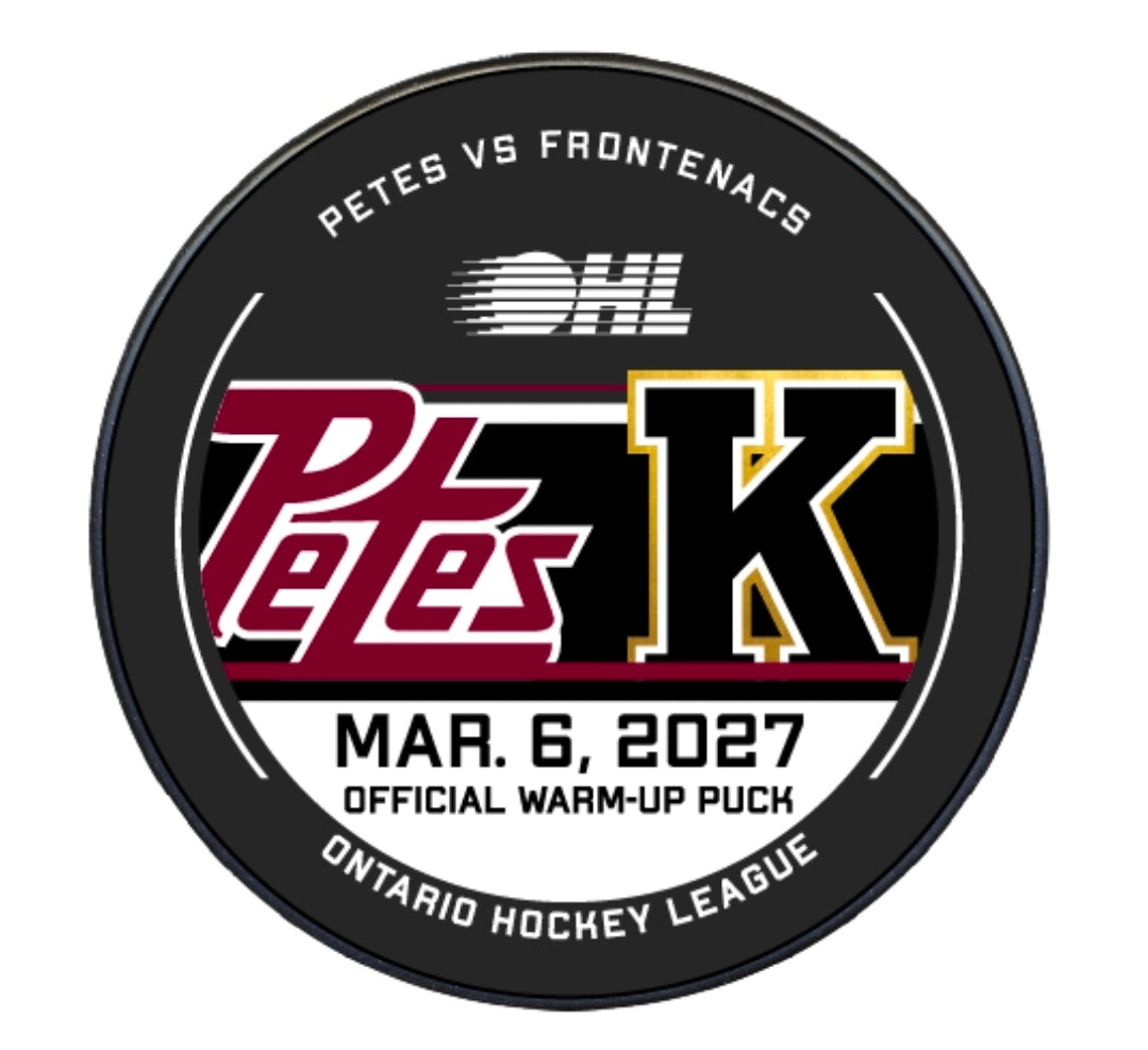2026-27 Petes warm-up pucks