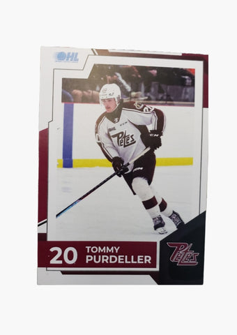 2022-23 Tommy Purdeller Peterborough Petes card no. 20
