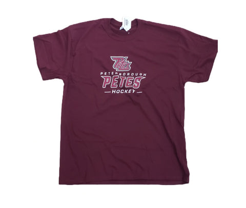 Maroon Petes Hockey t-shirt
