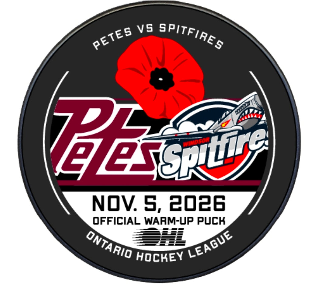 2026-27 Petes warm-up pucks