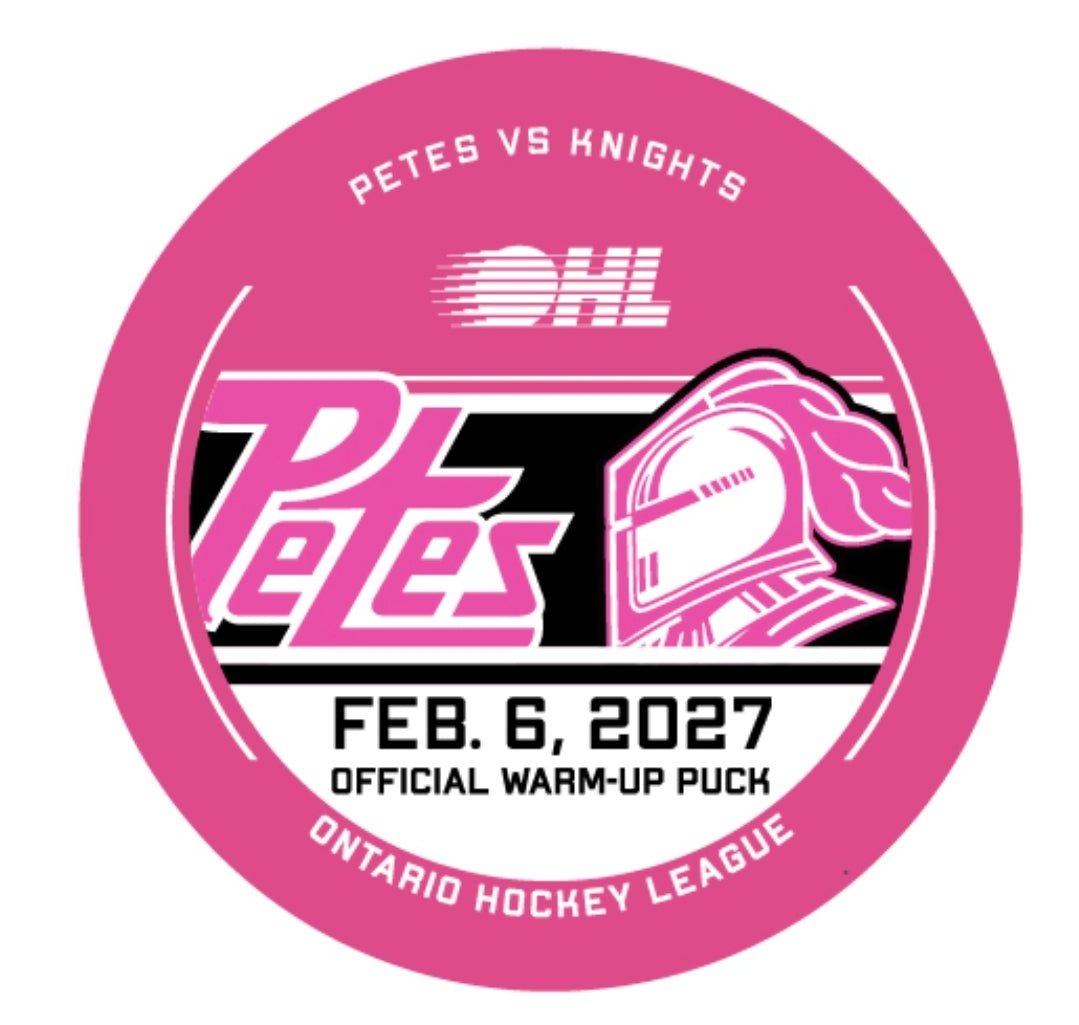2026-27 Petes warm-up pucks