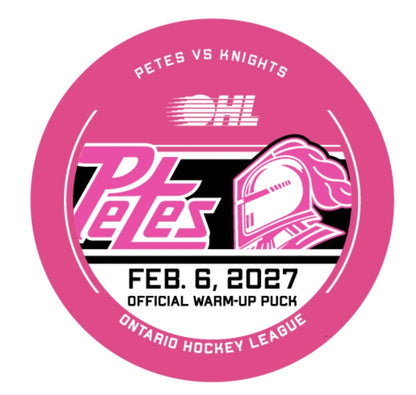 2026-27 Petes warm-up pucks