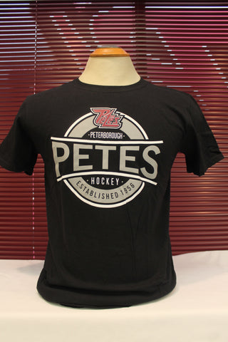 PETERBOROUGH PETES 2022 23 OHL CHAMPIONS APPAREL Creepy-themed band  Baseball Jersey Shirt - Banantees